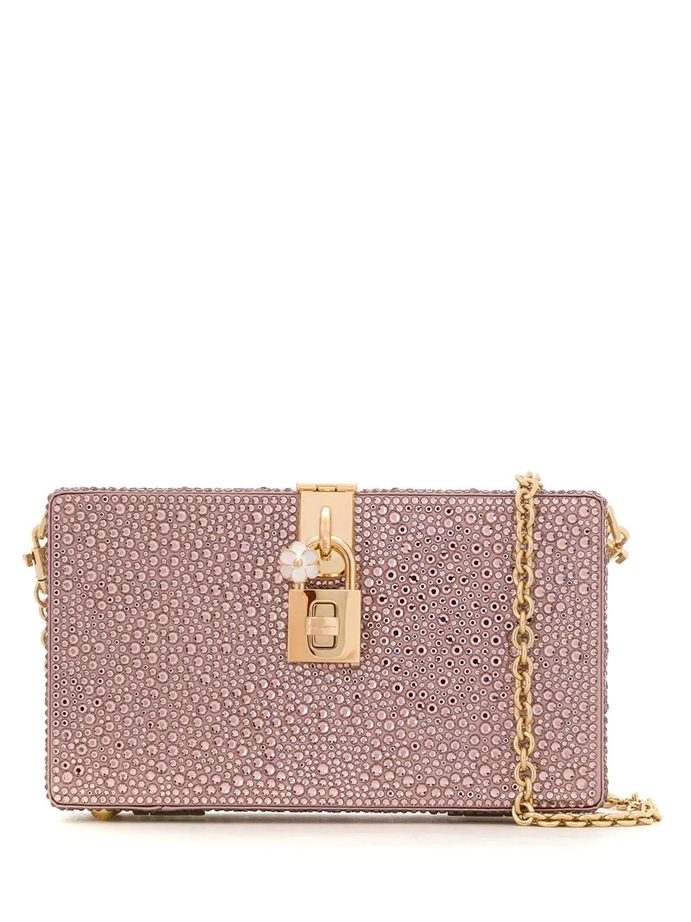 crystal embellished Box clutch - 1