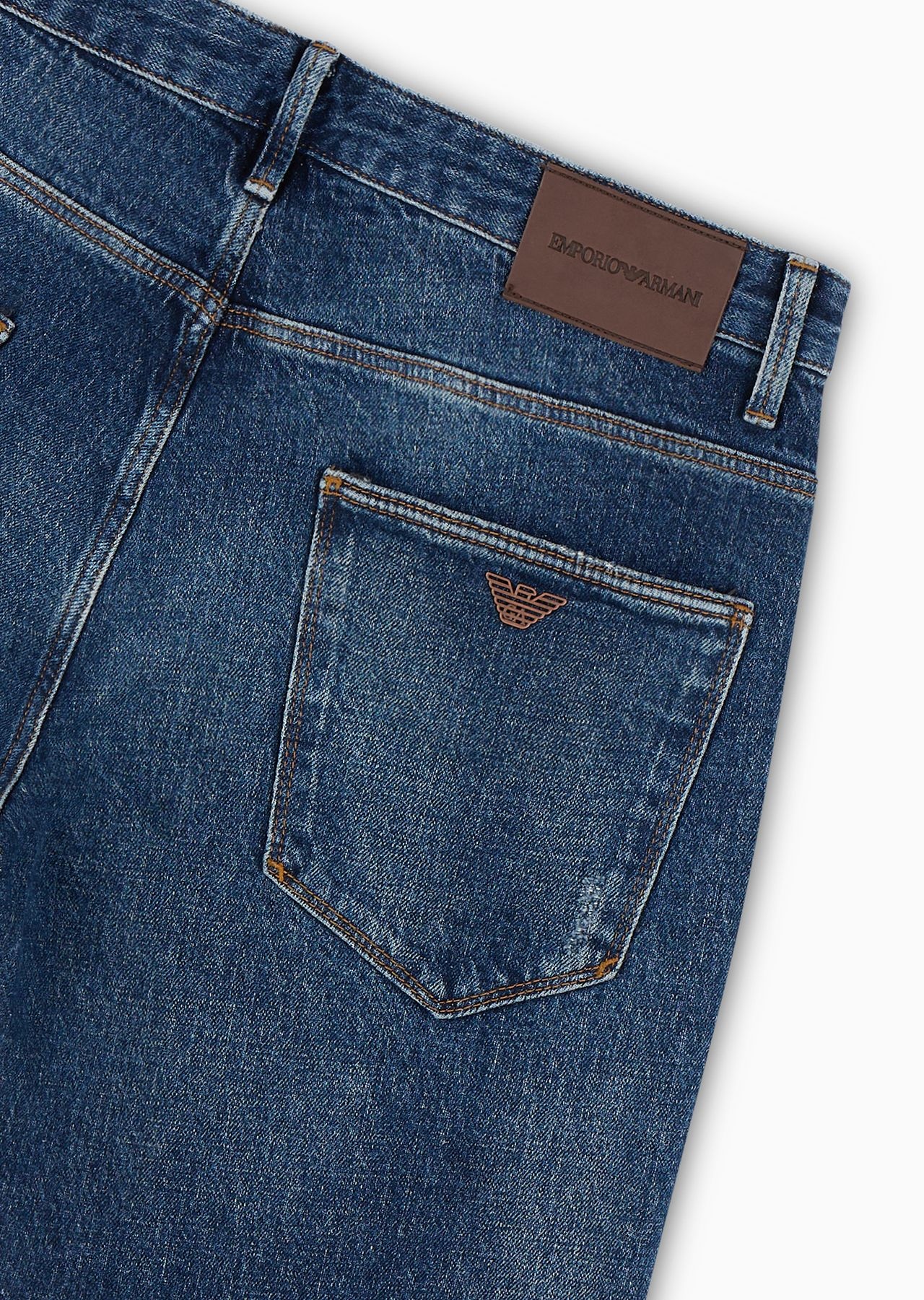 J06 slim-fit, worn-look, stretch-denim jeans - 6
