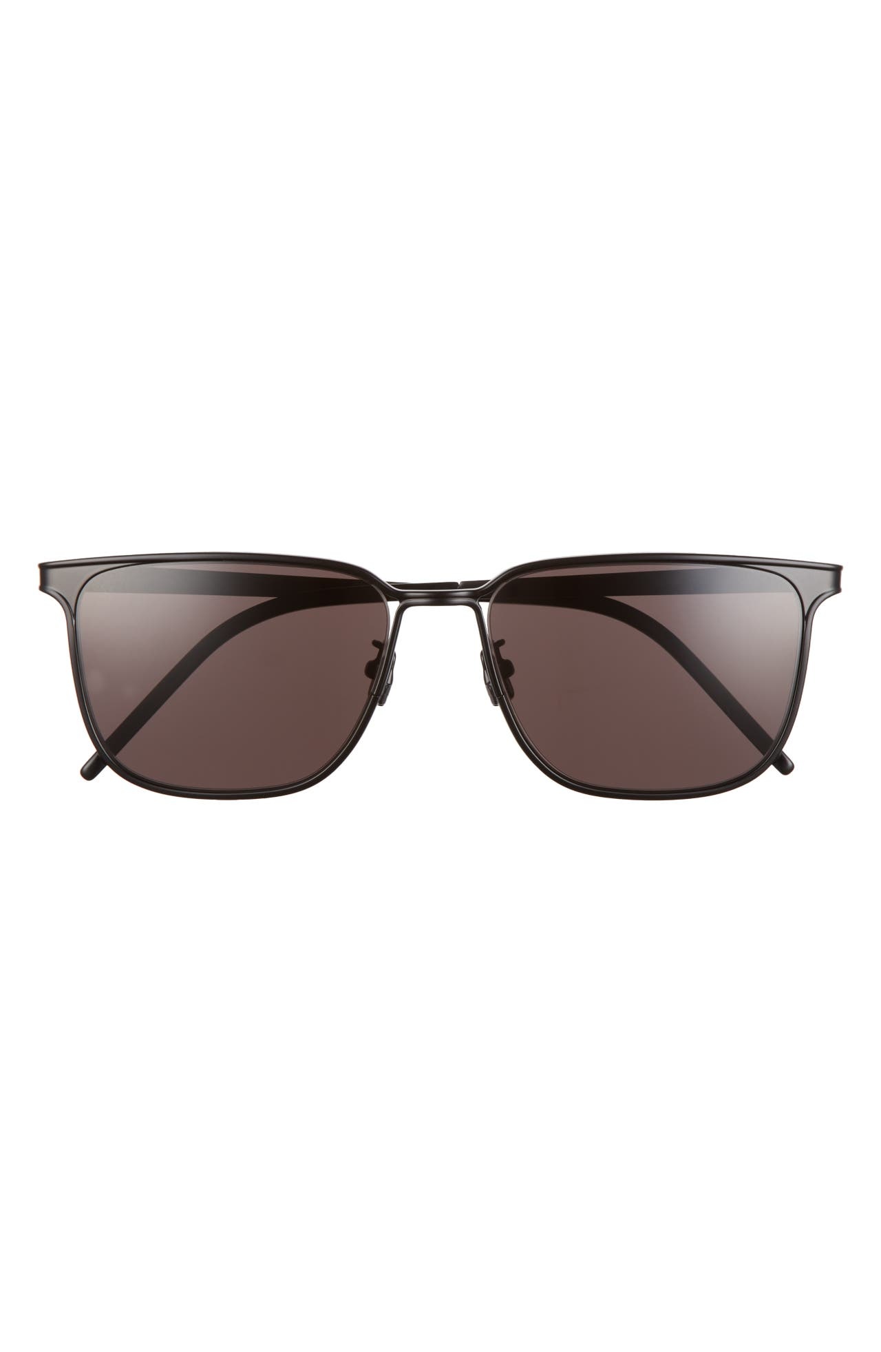 Saint Laurent 56mm Cat Eye Sunglasses in Black/Black at Nordstrom - 1