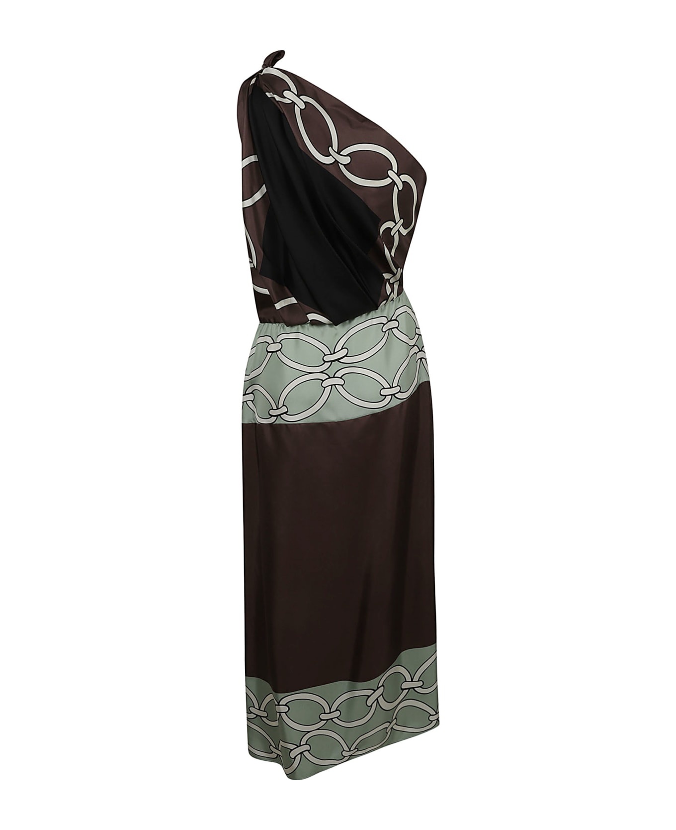 Pattern Twill Dress - 2
