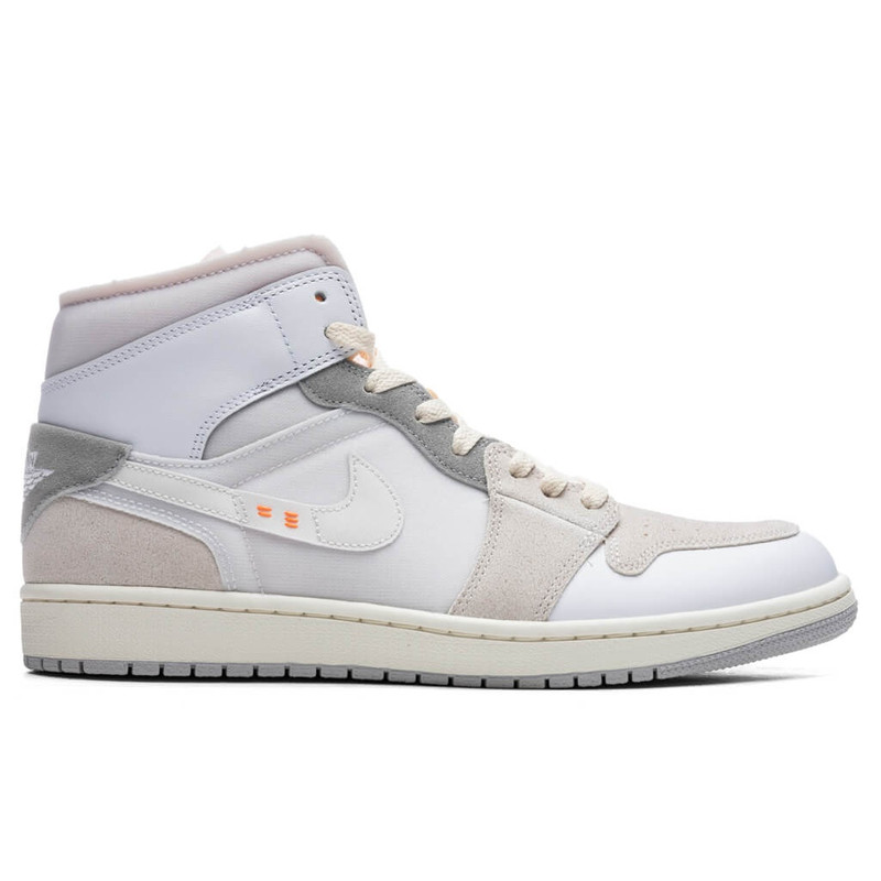 AIR JORDAN 1 MID SE CRAFT - WHITE/NEUTREL GREY/PHANTOM SAIL - 1