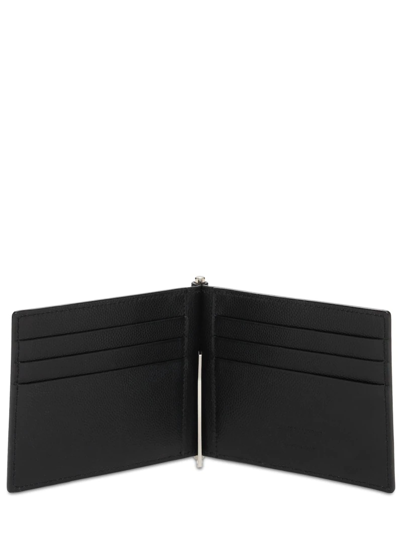 LOGO LEATHER BILL CLIP WALLET - 2