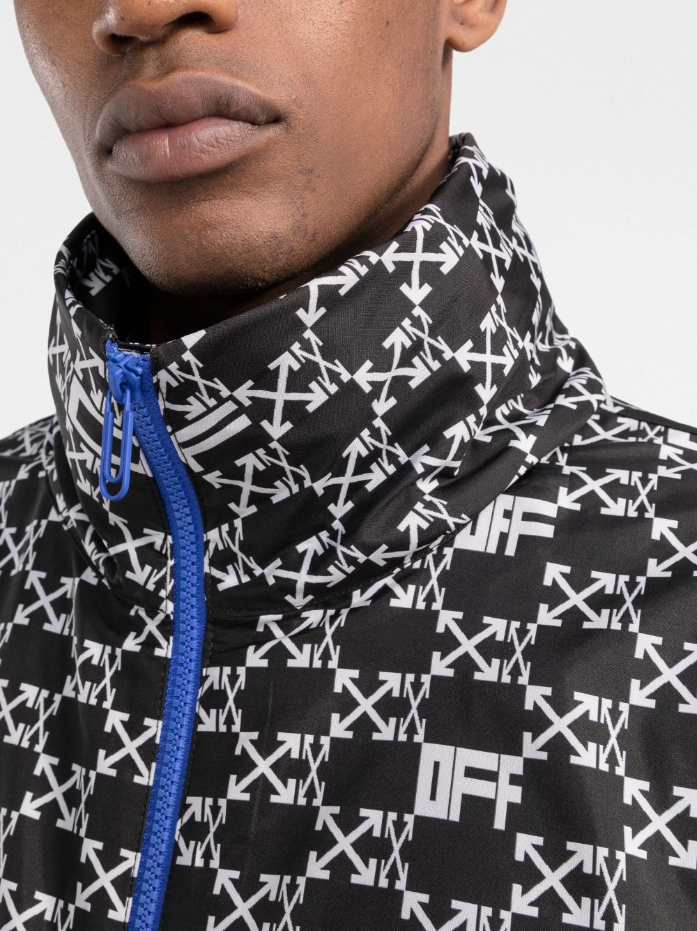 all-over logo windbreaker - 5