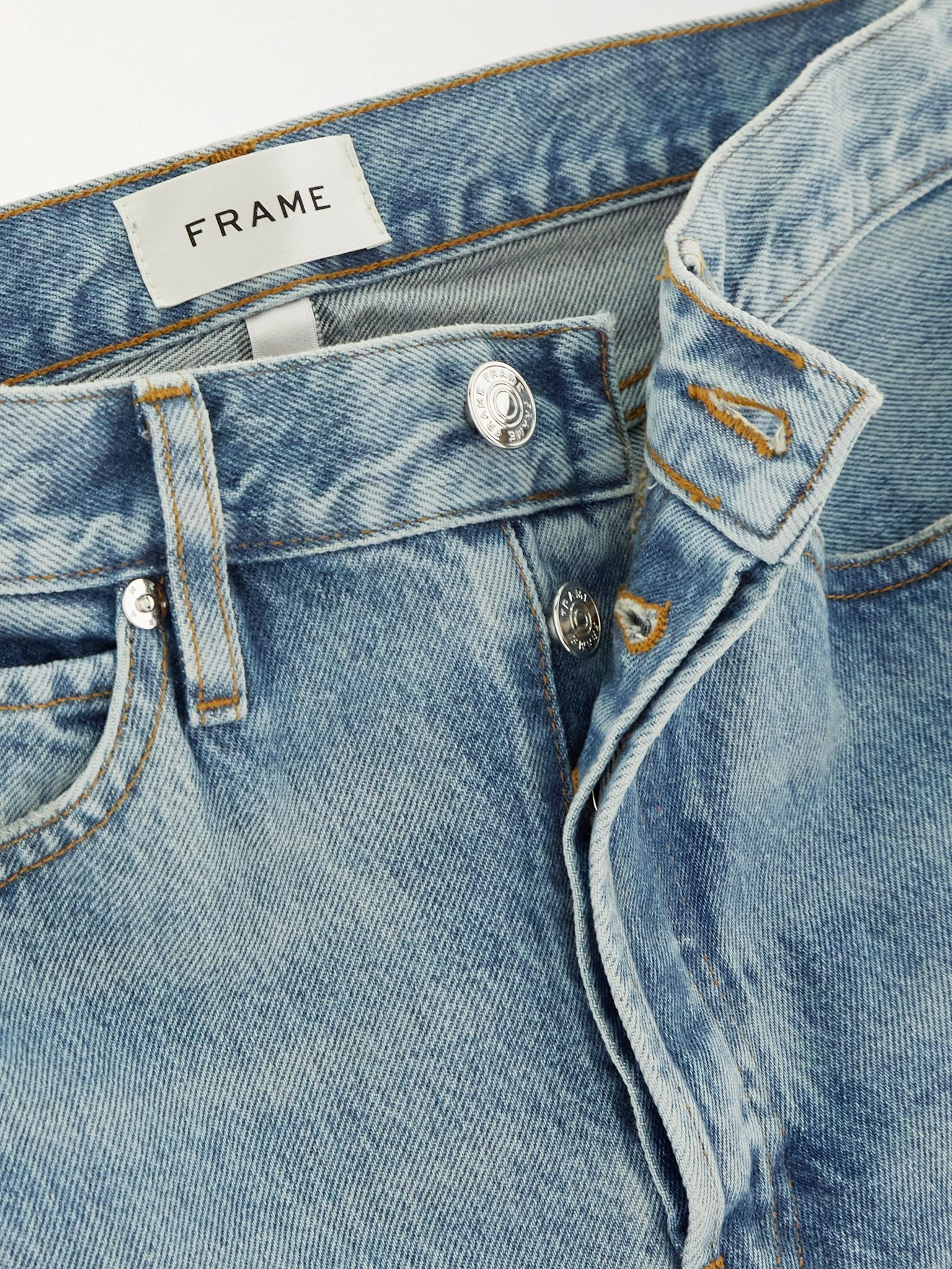 The Vertical Crop high-rise straight-leg jeans Mid denim - 5