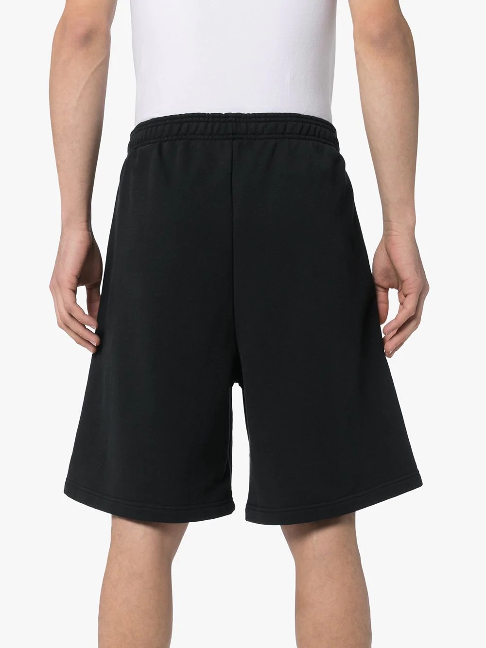 logo-embroidered track shorts - 4