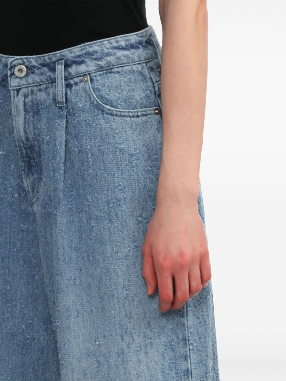 mid-rise straight-leg jeans - 5