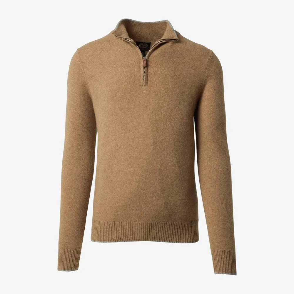 Cashmere Quarter-zip Sweater - 1