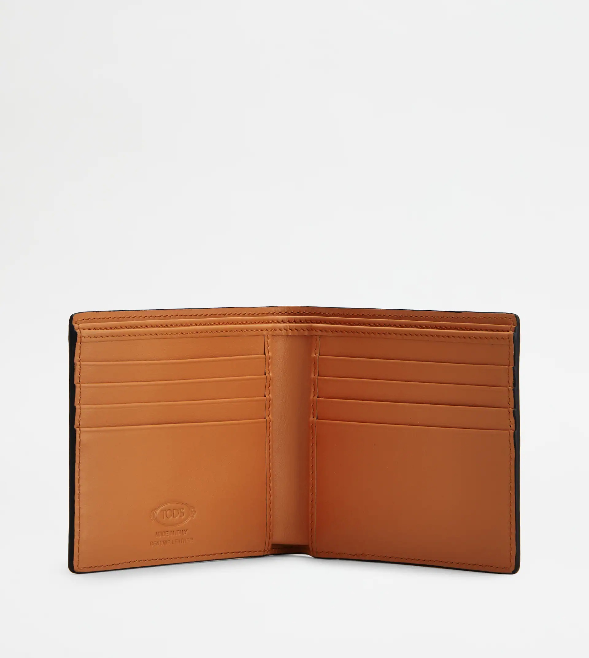 WALLET IN LEATHER - BROWN - 2