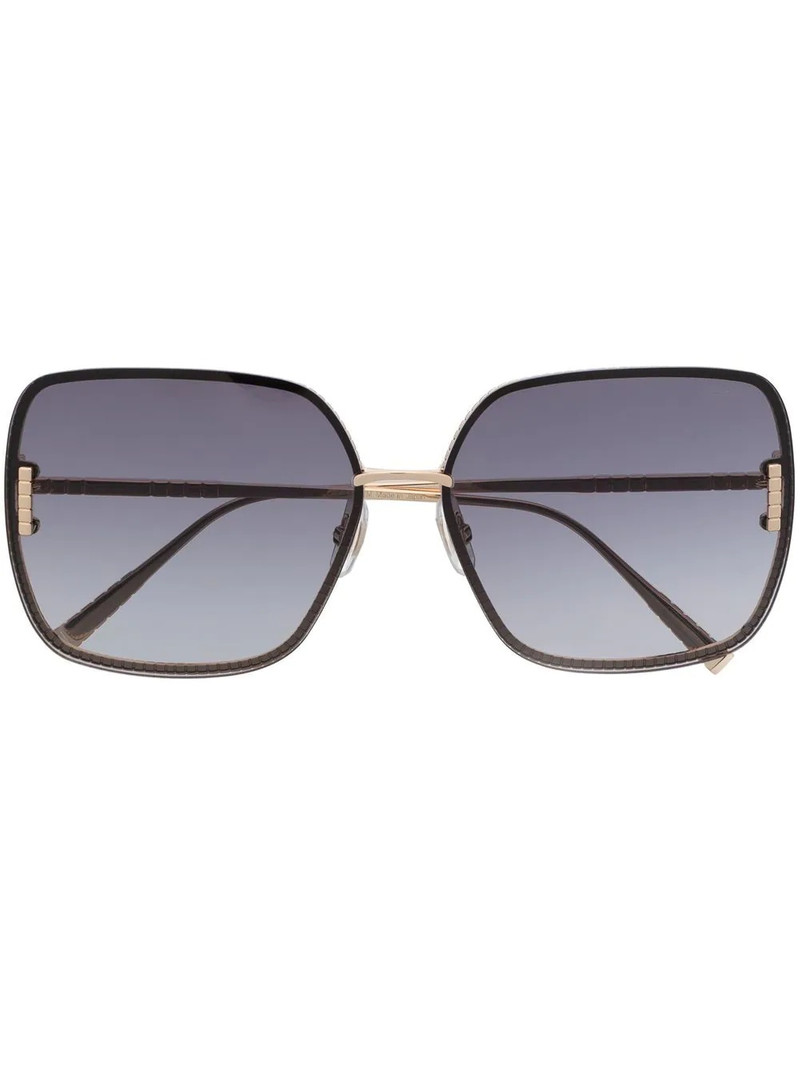 square-frame tinted sunglasses 1