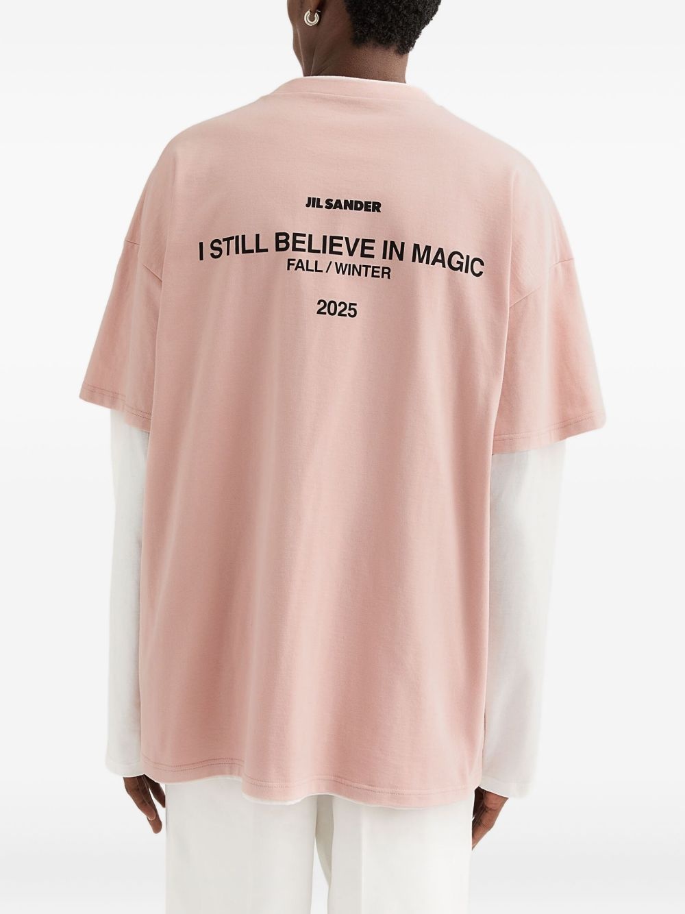 cotton crew-neck T-shirt - 4