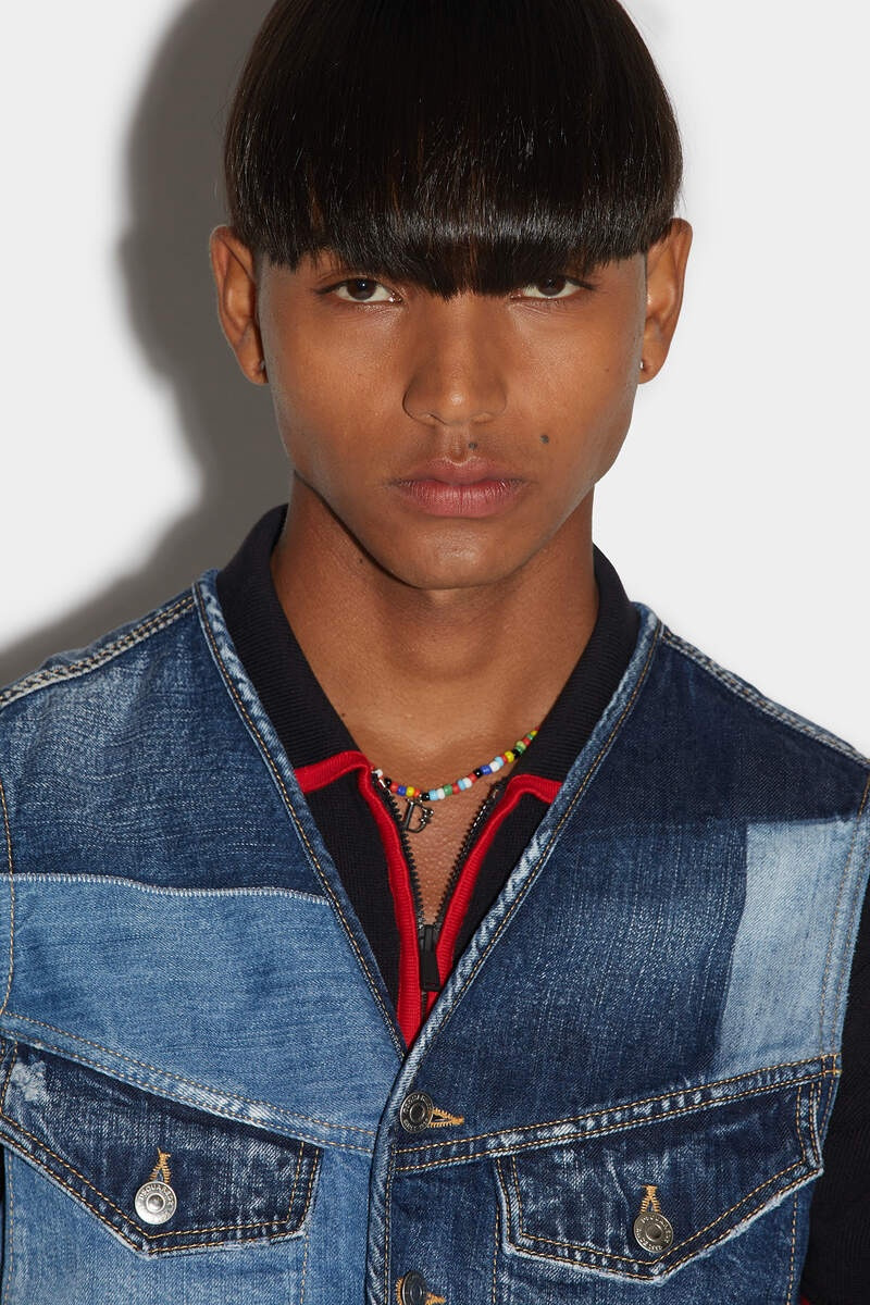 PATCHWORK WASH VEST 5