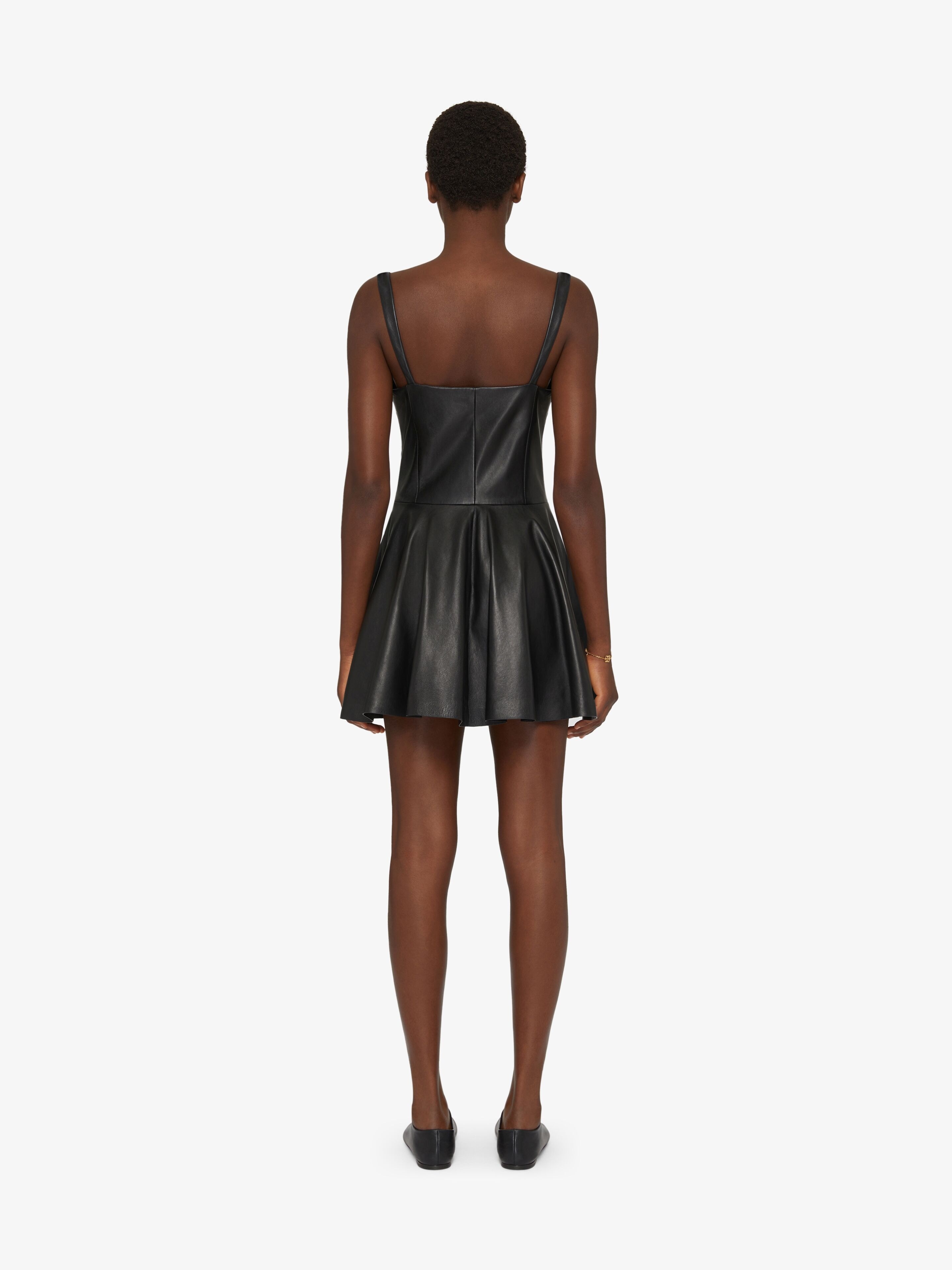 DRESS IN NAPPA WITH TWISTED STRAPS - 2