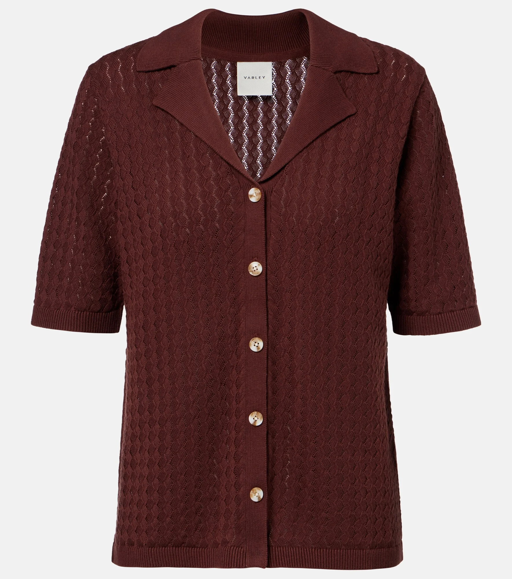 Madelene pointelle cotton shirt - 1