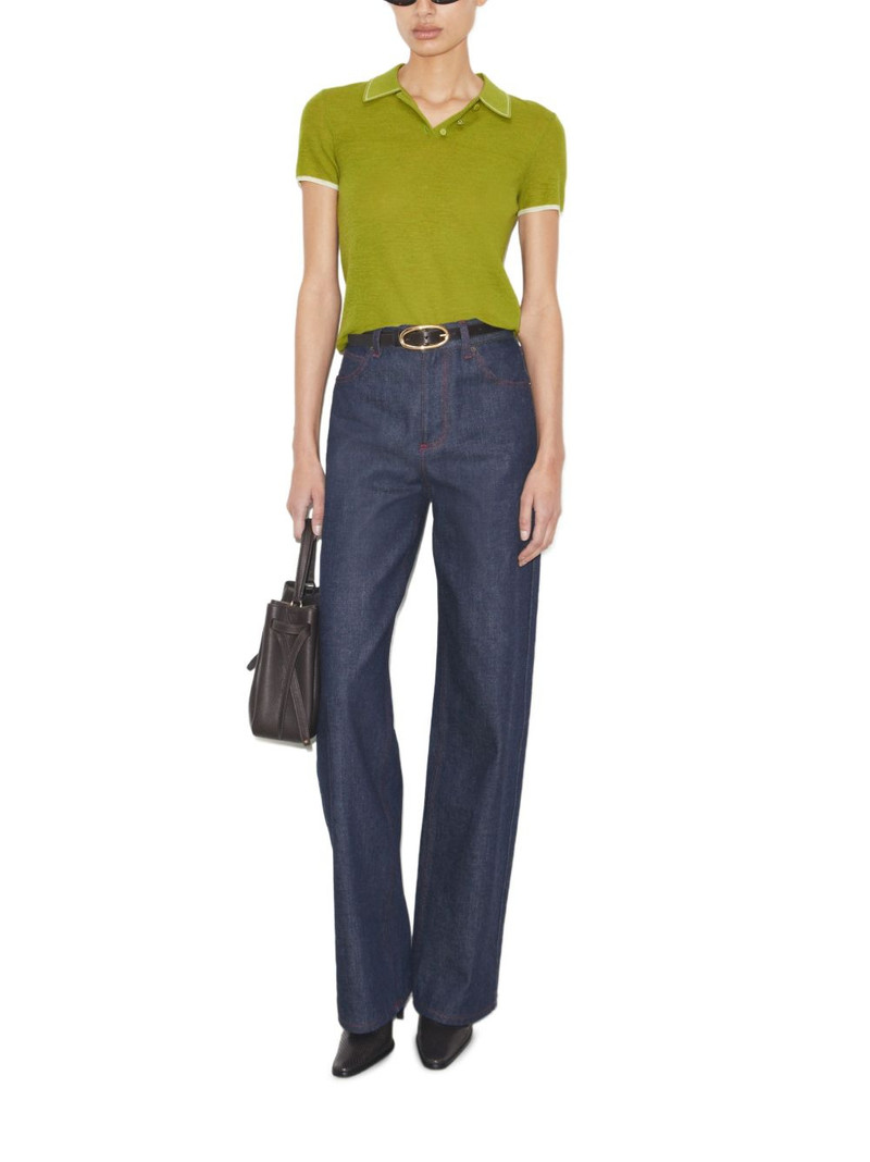 TORY BURCH wool polo top outlook