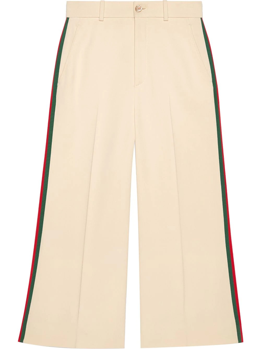 Viscose culotte pant with Web - 1