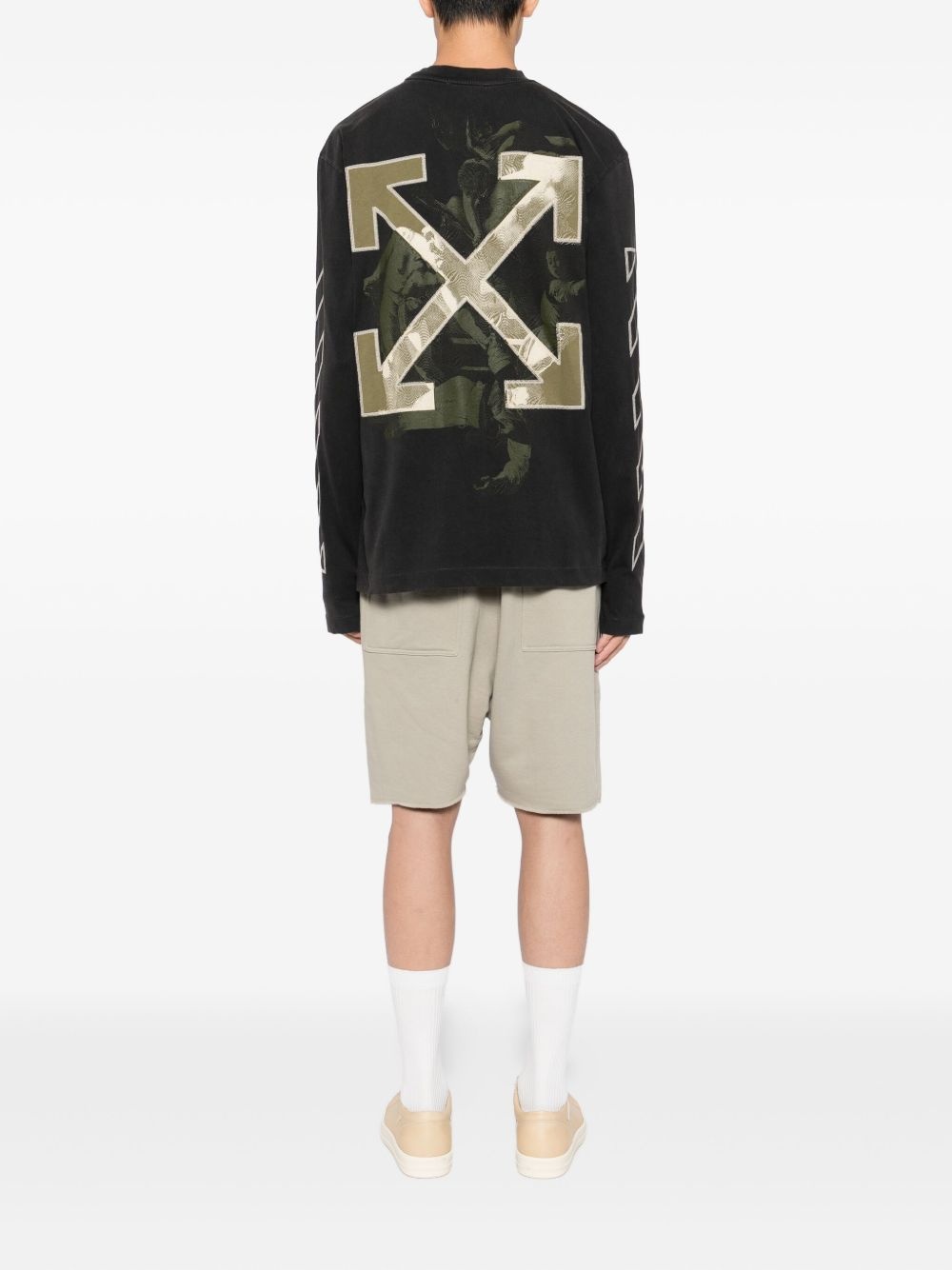 arrow-print T-shirt - 2