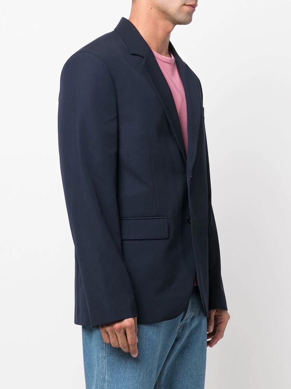 single-breasted tailored blazer - 3