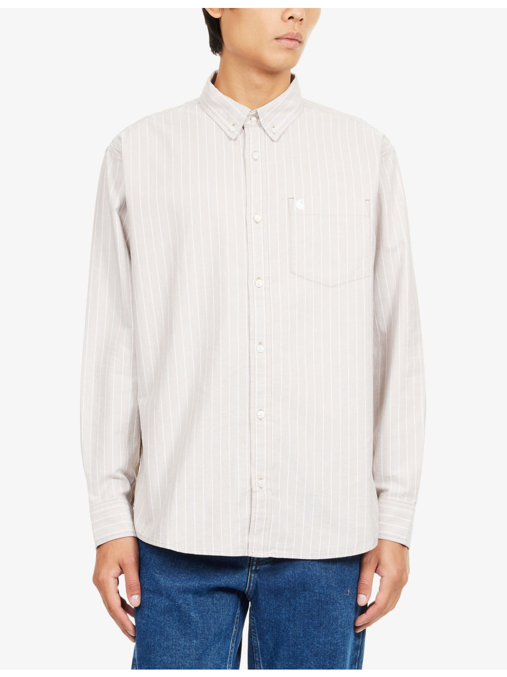 Cassel Striped Long-Sleeve Cotton Shirt - 3