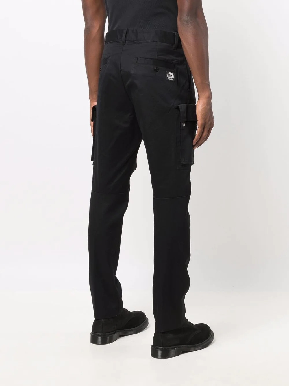 straight-leg cargo trousers - 4