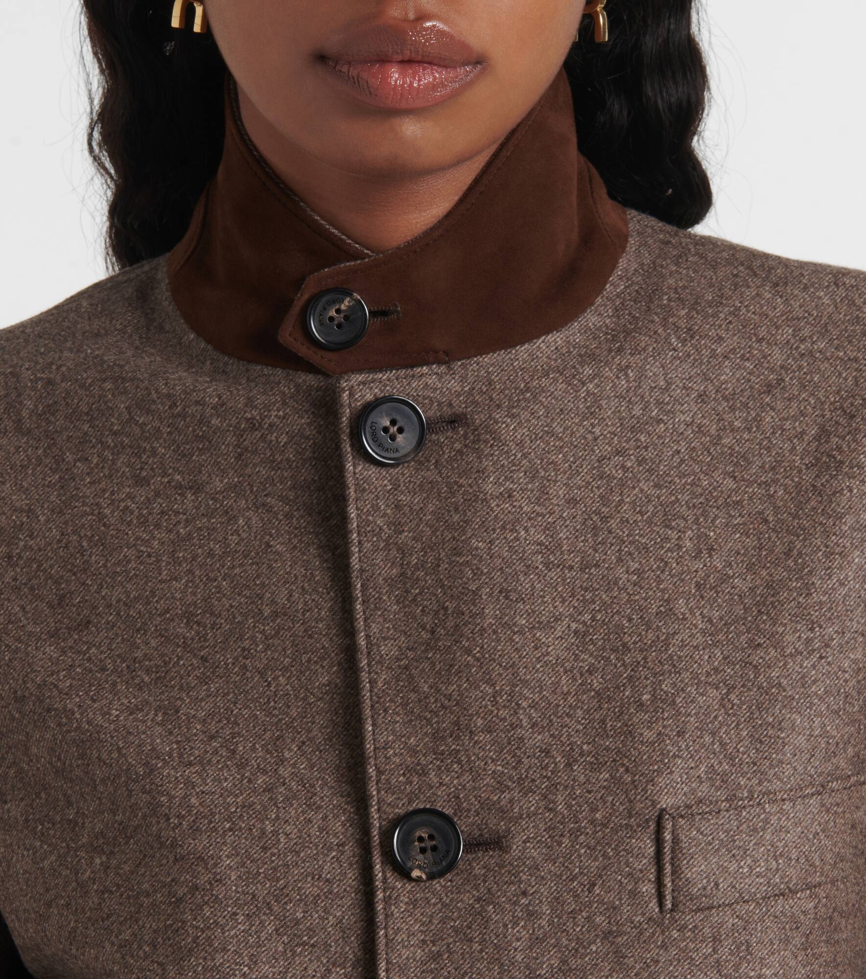 Wool and cashmere jacket - 4