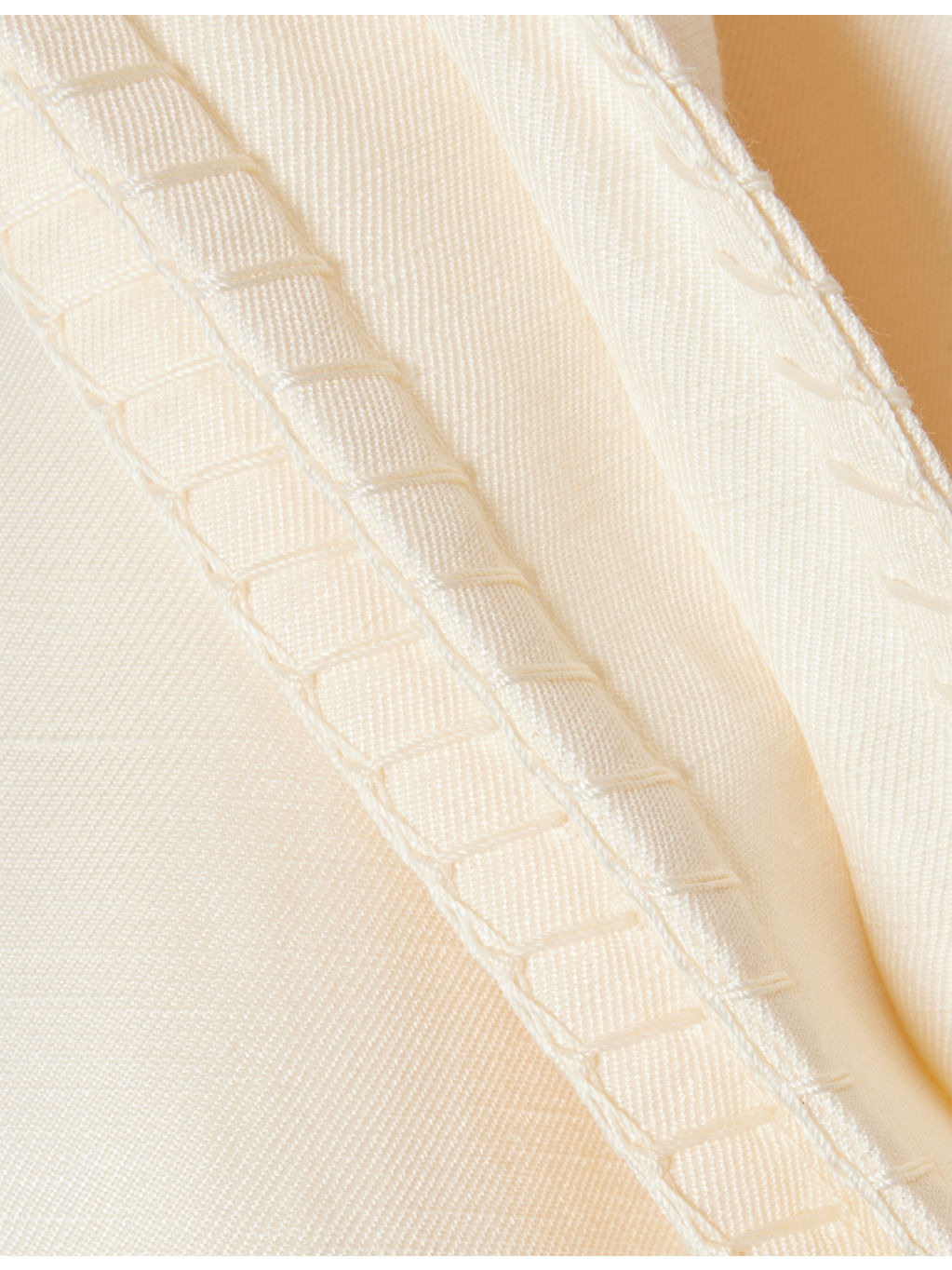 Niles Pleated Linen And Silk Midi Dress - 6