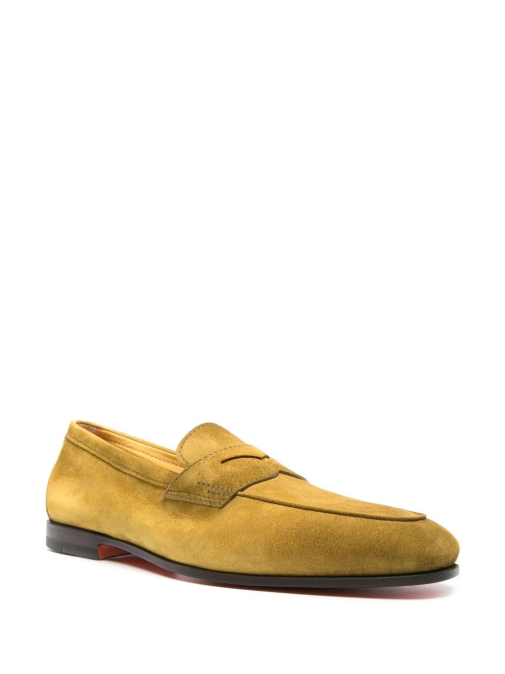 penny-slot suede loafers - 1