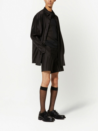 Valentino pleated tailored shorts outlook