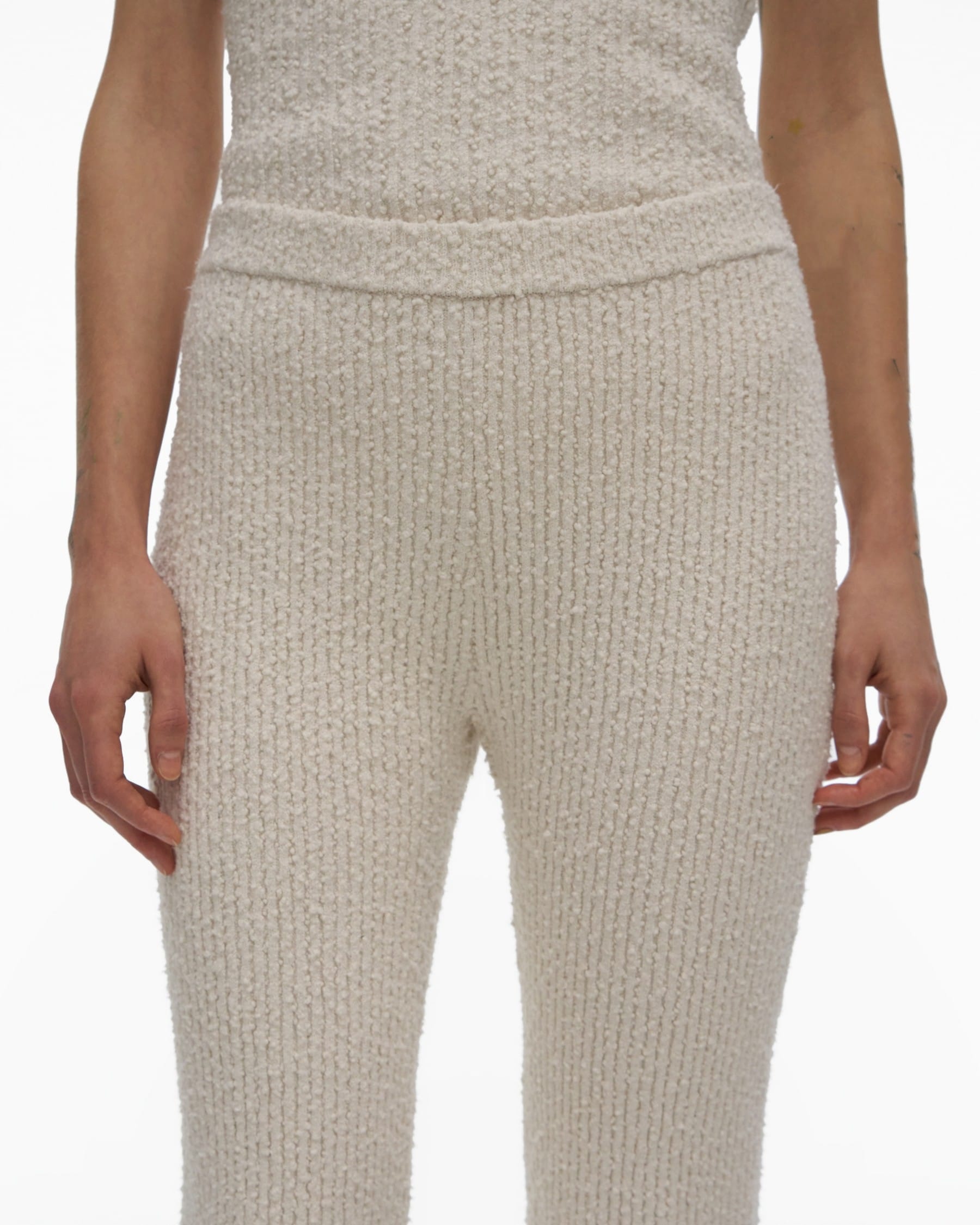 RIBBED FLARE PANT - 7