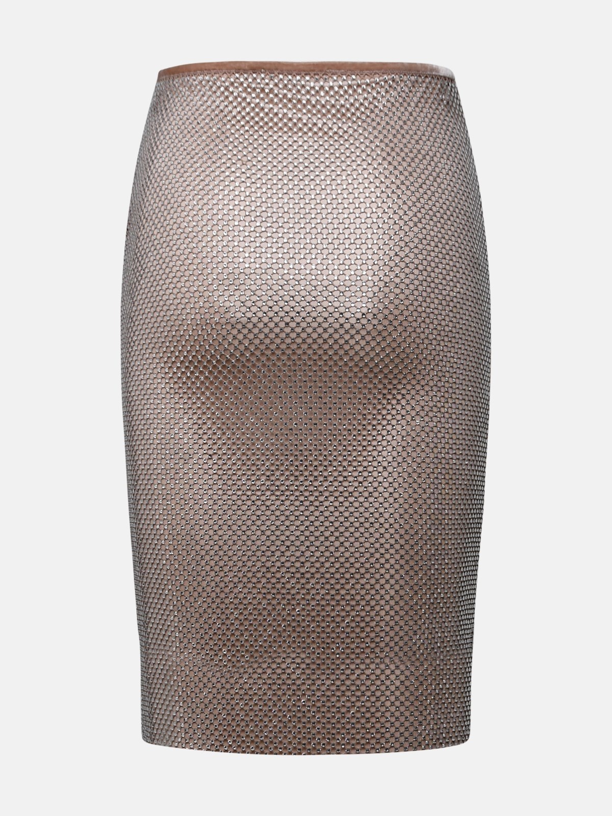 Senior silver viscose skirt - 3
