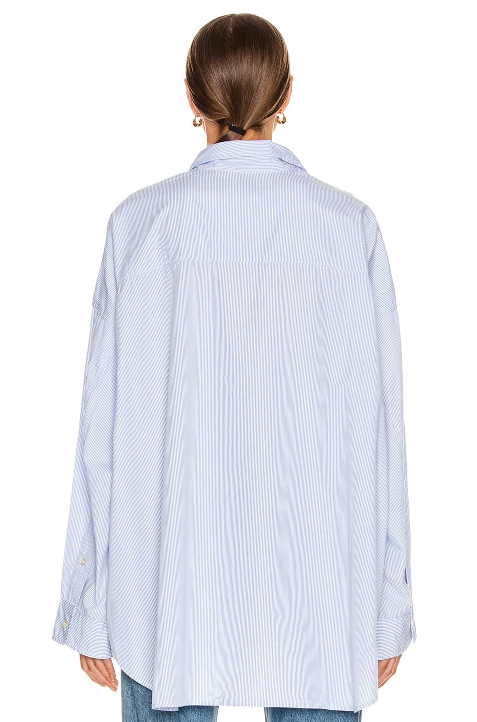 Drop Neck Oxford Shirt - 3