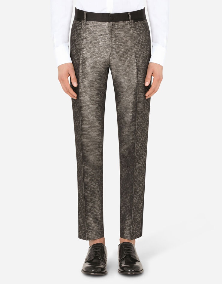 Lamé jacquard Martini-fit tuxedo suit - 8