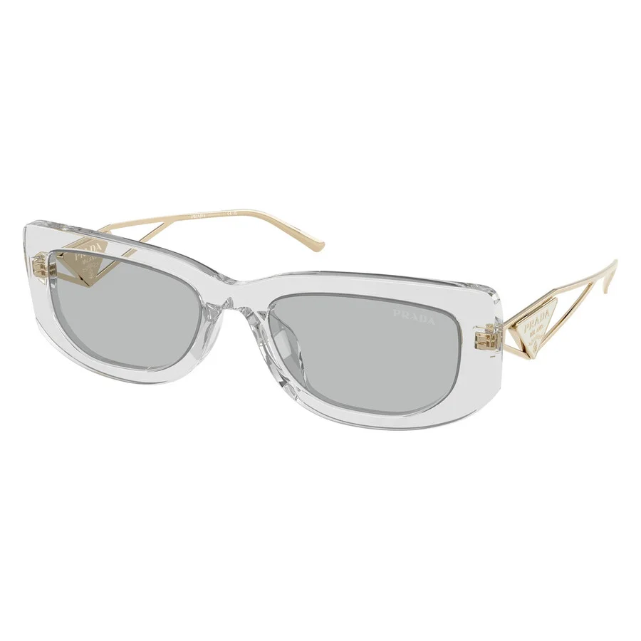 Prada Light Grey Cat Eye Ladies Sunglasses PR 14YS 12R50K 53 - 1