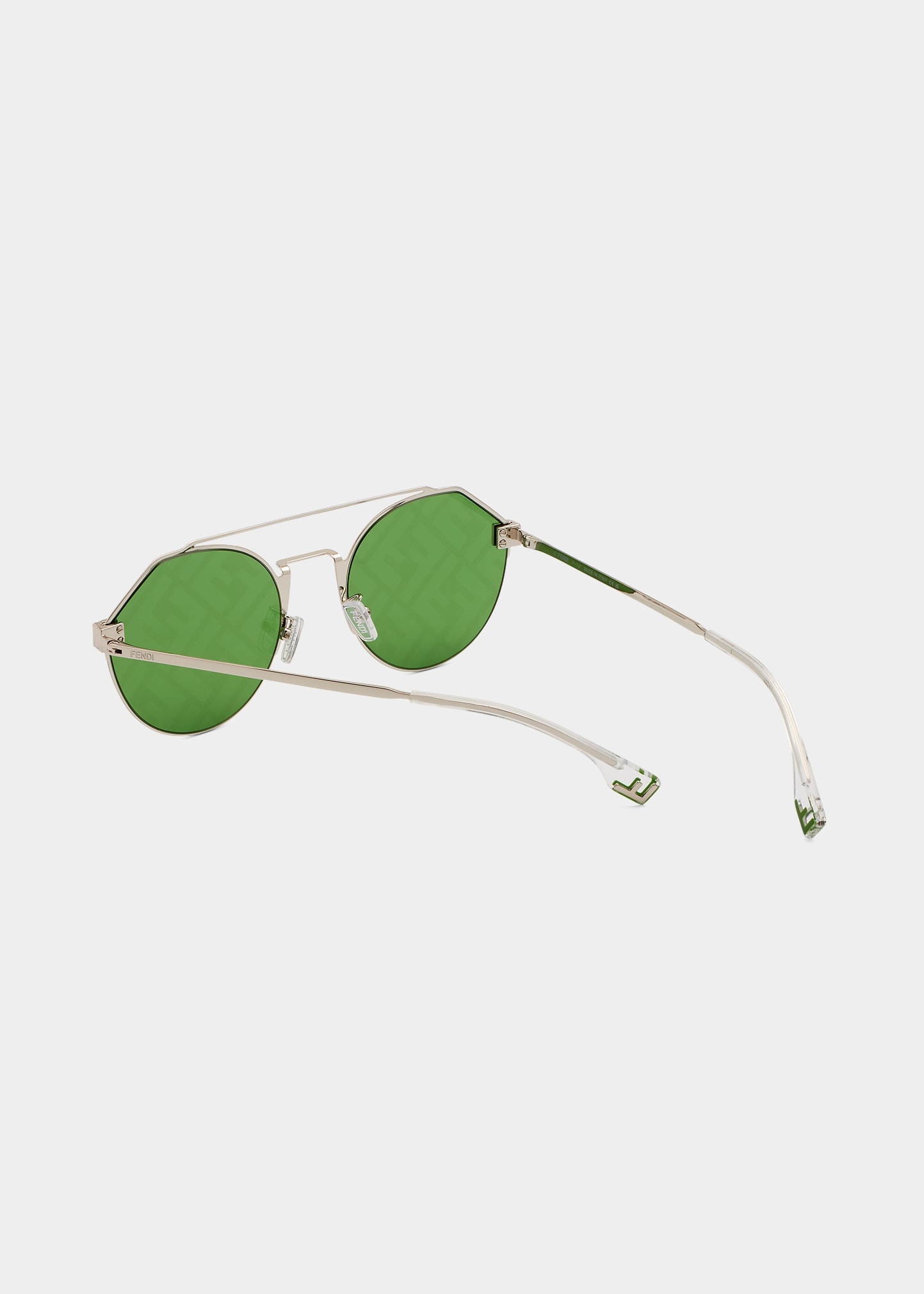 Men's Monogram-Lens Round Sunglasses - 2