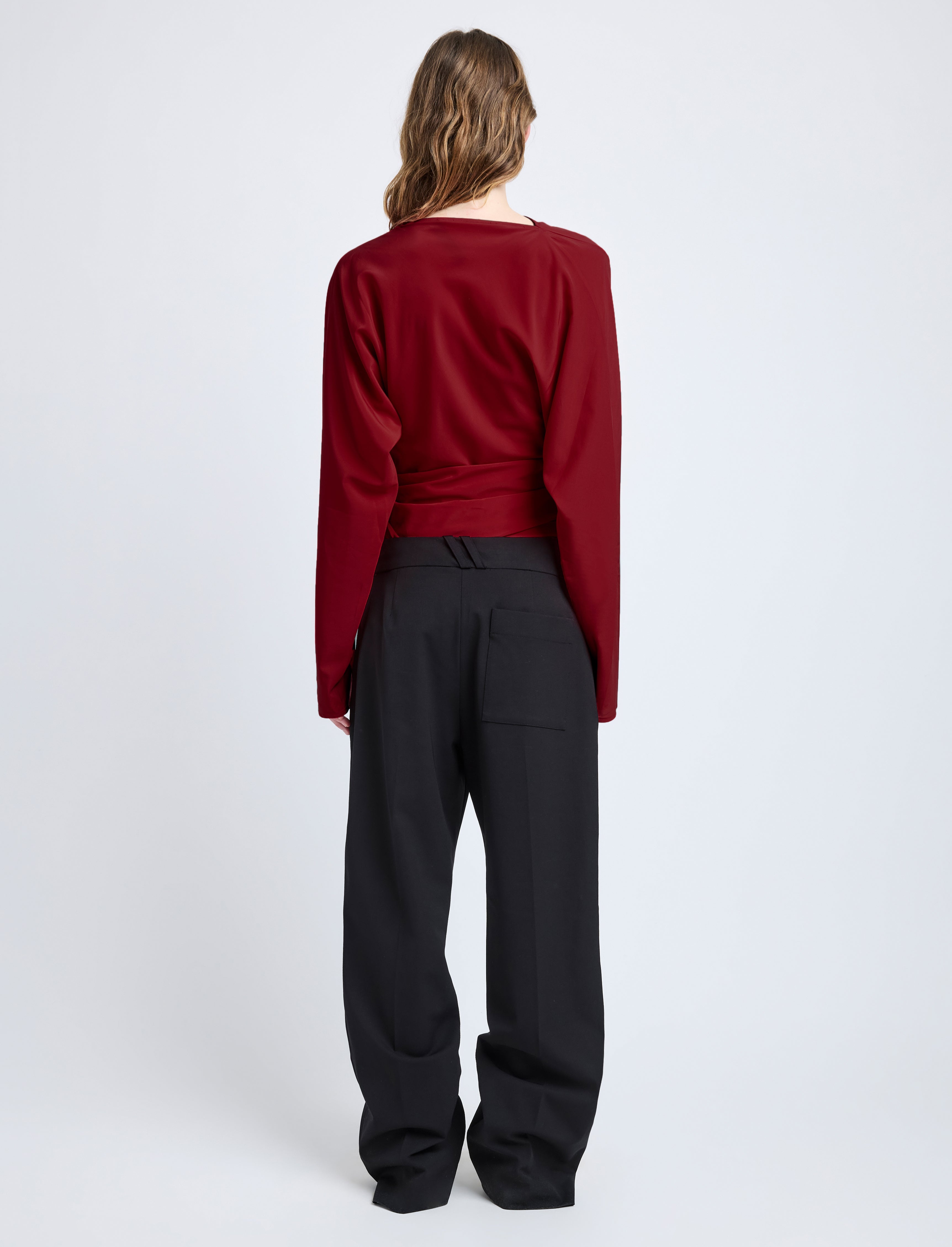 Keegan Top in Stretch Silk Viscose - 5