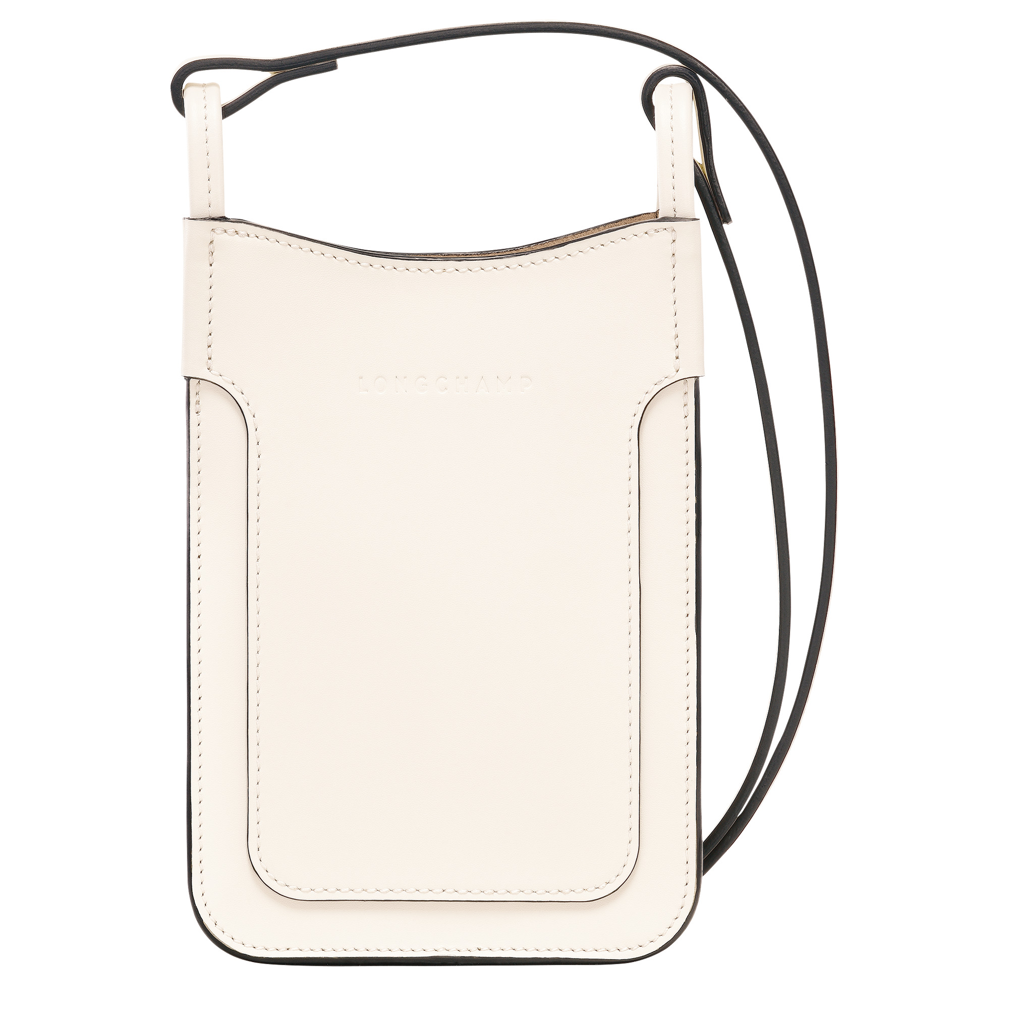 Le Foulonné Phone case Ecru - Leather - 1