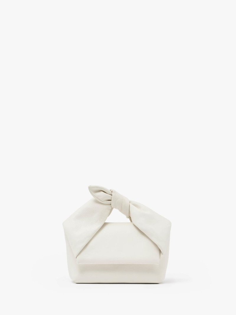 MEDIUM BOW TWISTER - LEATHER TOP HANDLE BAG 1