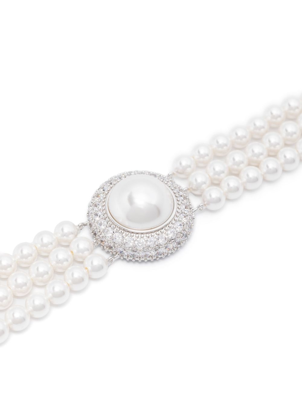 crystal-embellished necklace - 3
