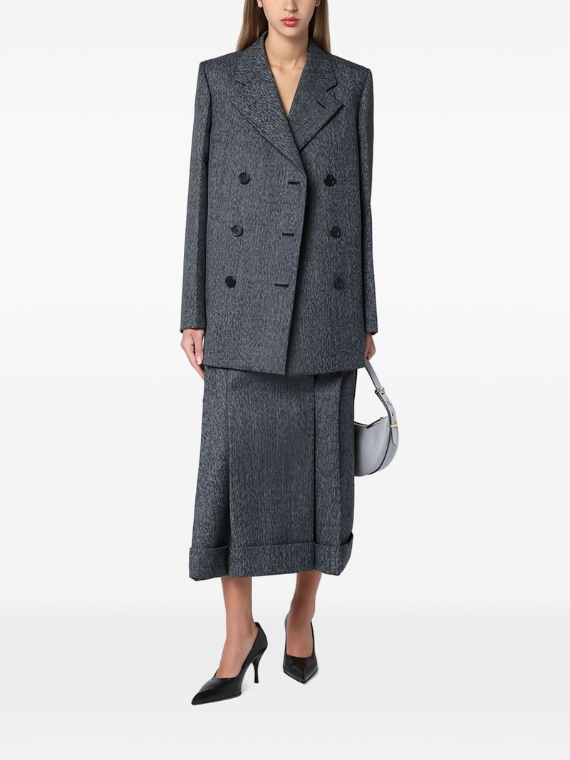 Prada panelled blazer outlook