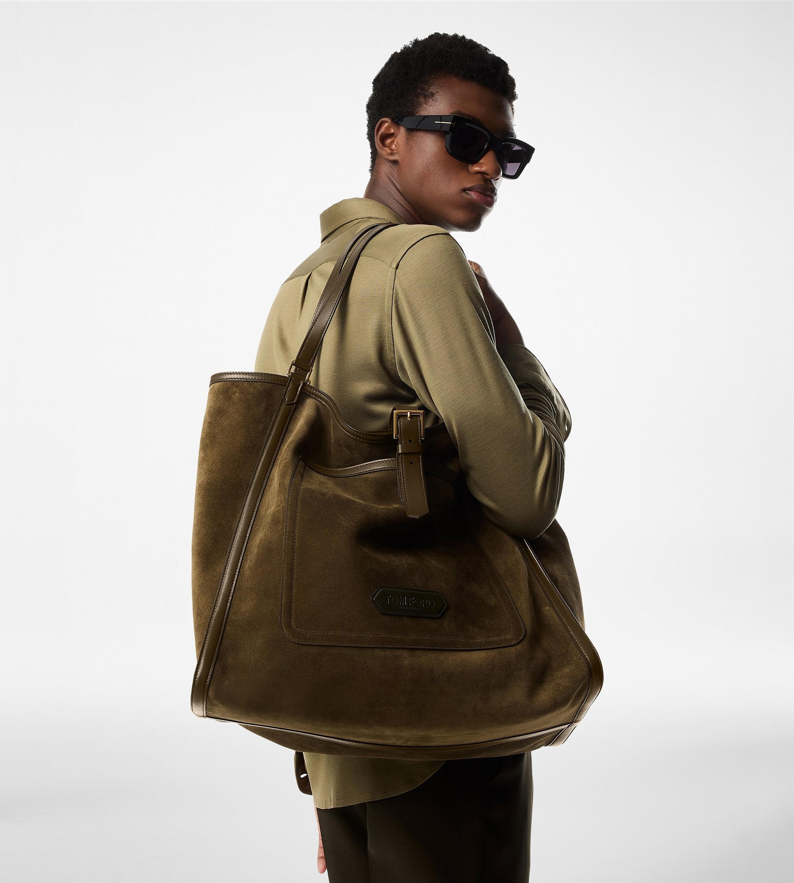 SUEDE GIANT TOTE - 5