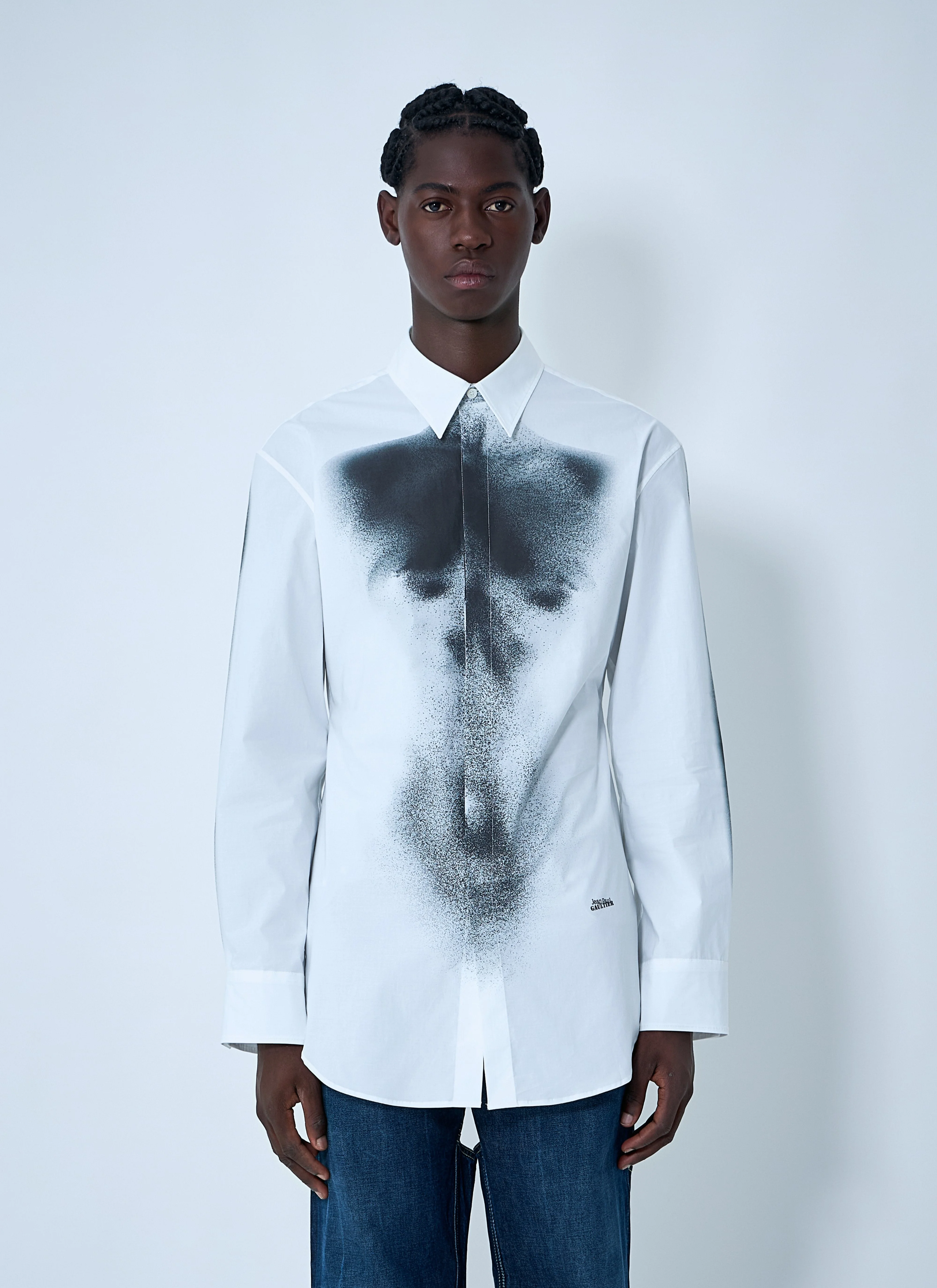 Jean Paul Gaultier Men Body Dust Shirt - 1
