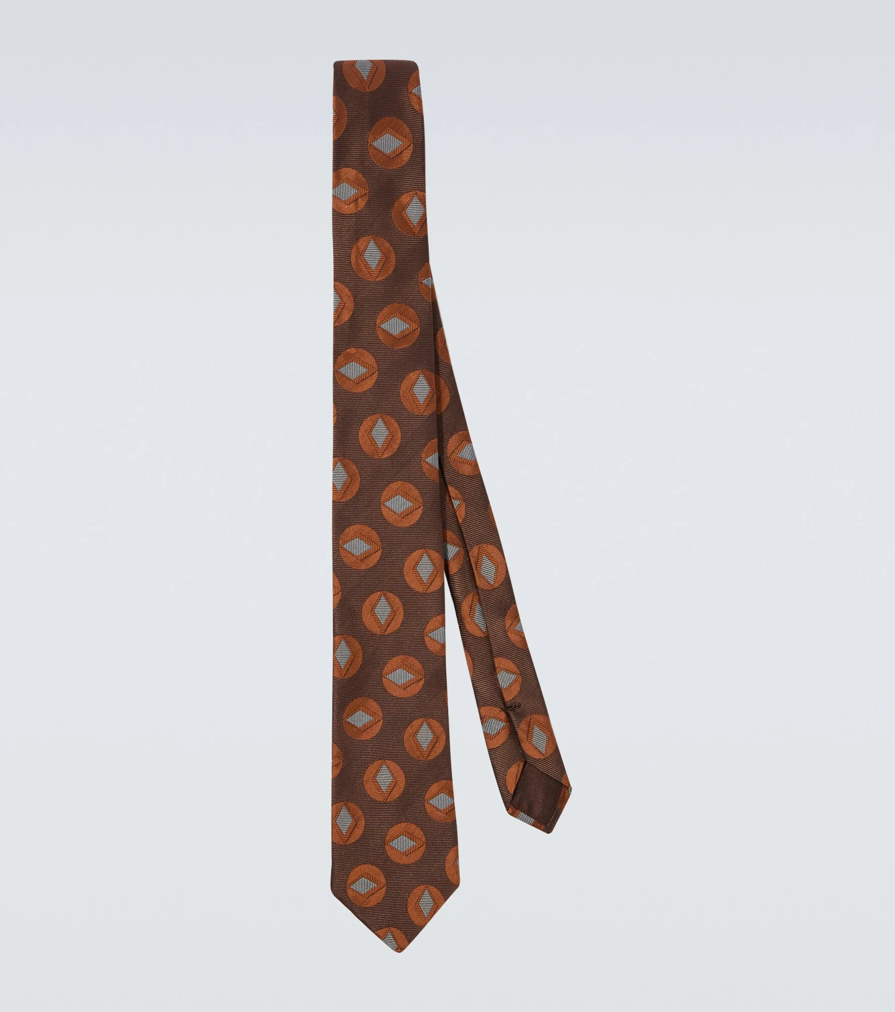 Silk jacquard tie - 1