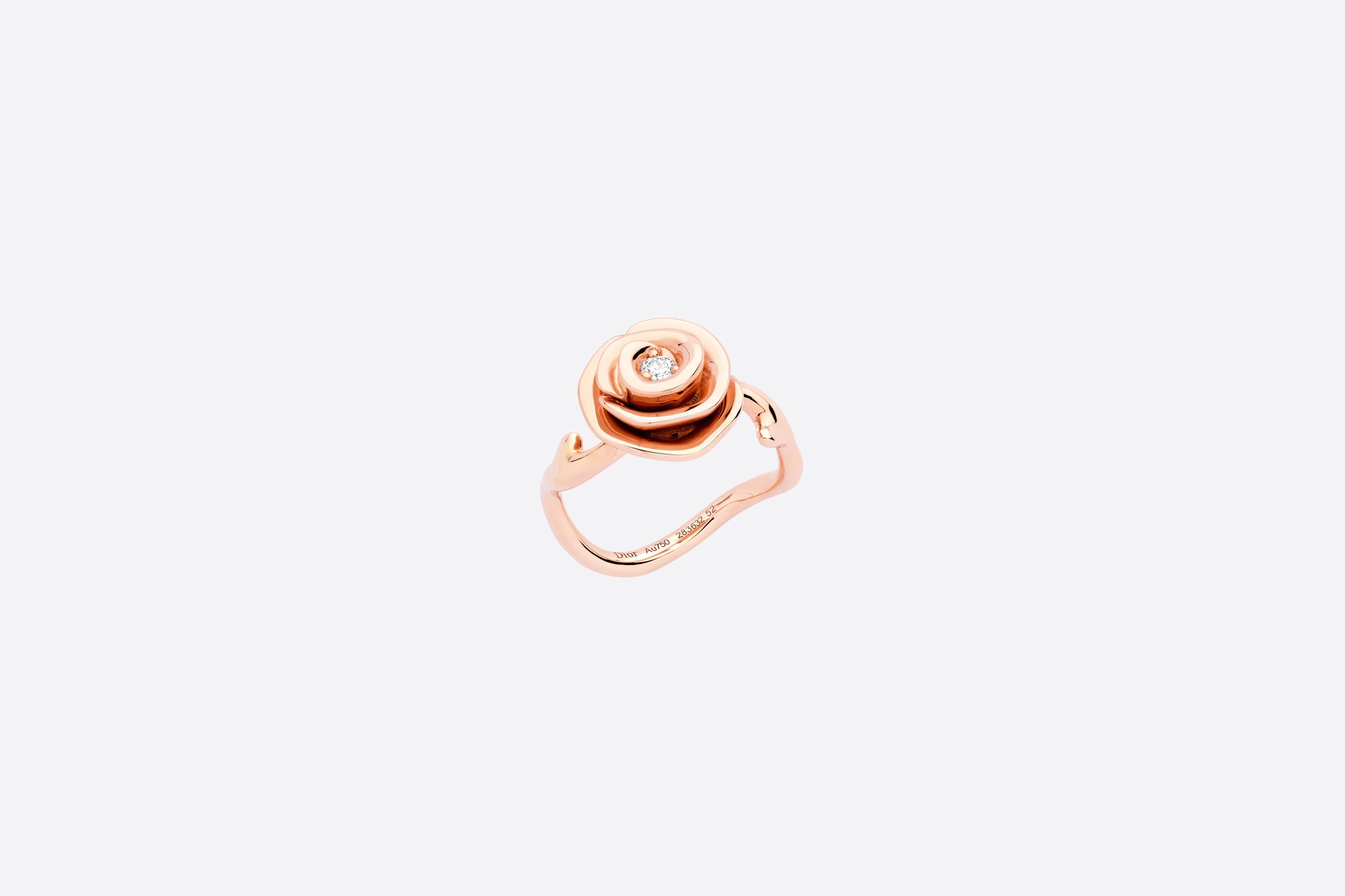 Large Rose Dior Couture Ring - 4