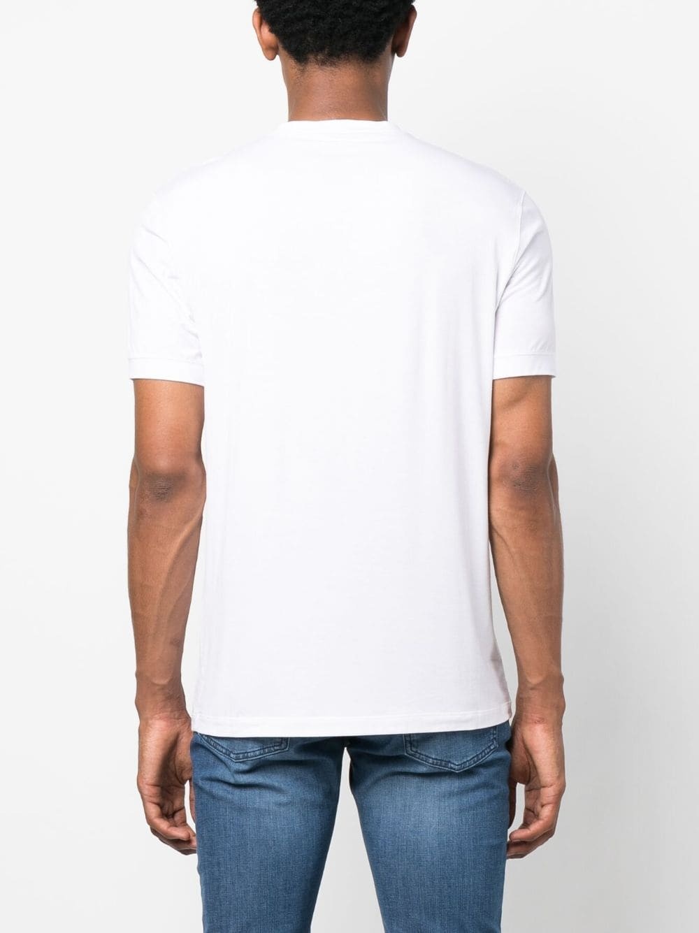 crew-neck plain T-shirt - 4