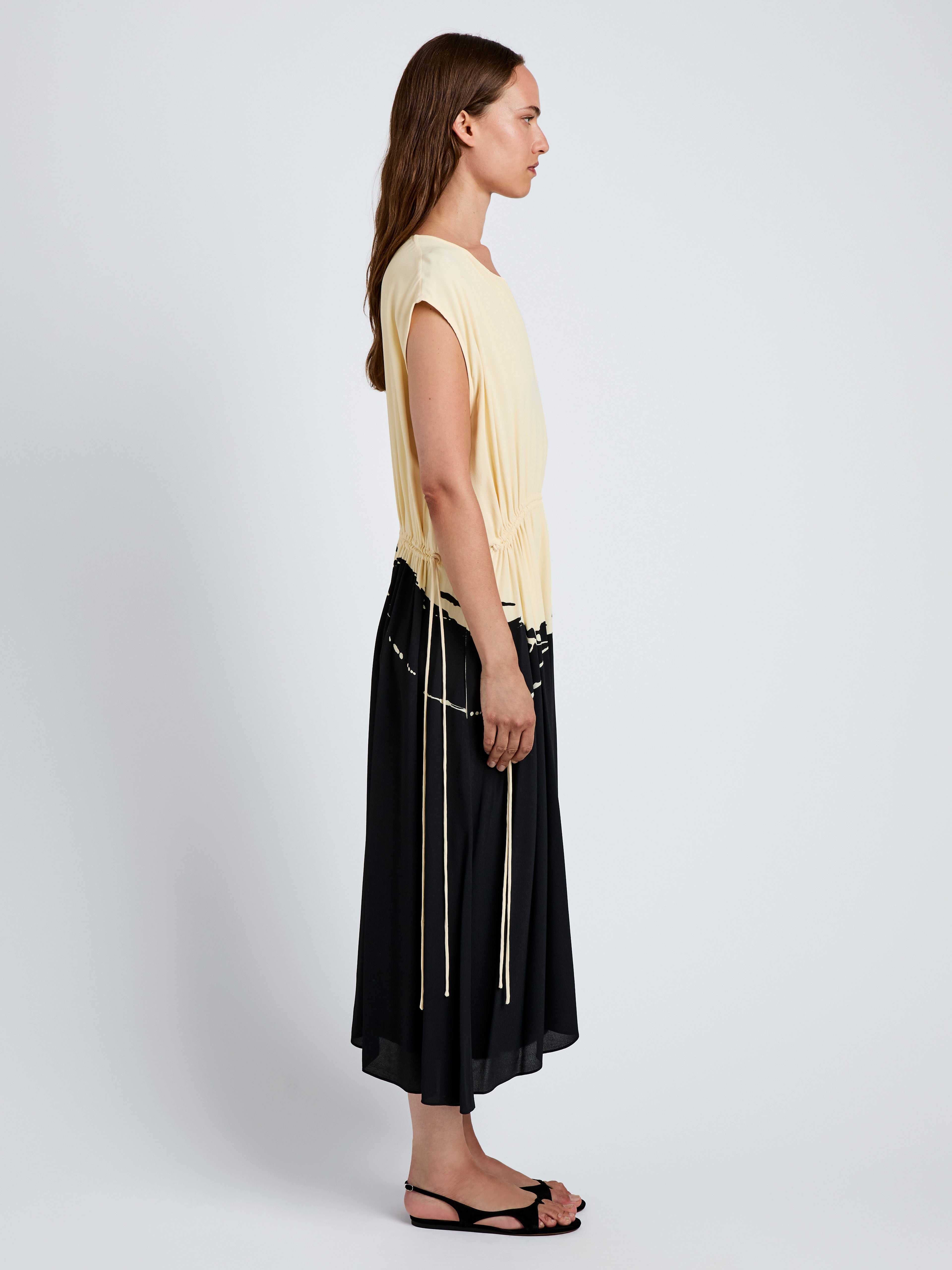 Ezra Dress in Printed Viscose - 3