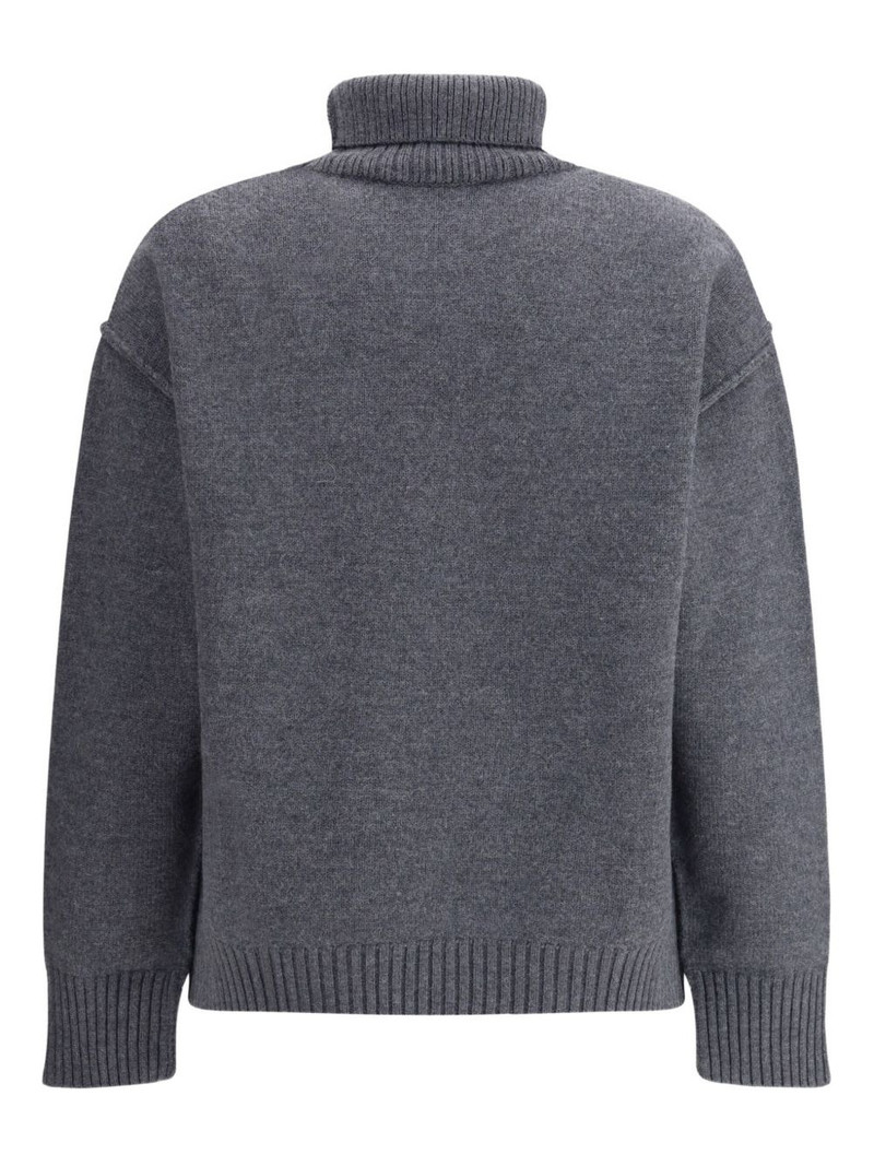 AMI Paris Ami De Coeur turtleneck sweater outlook