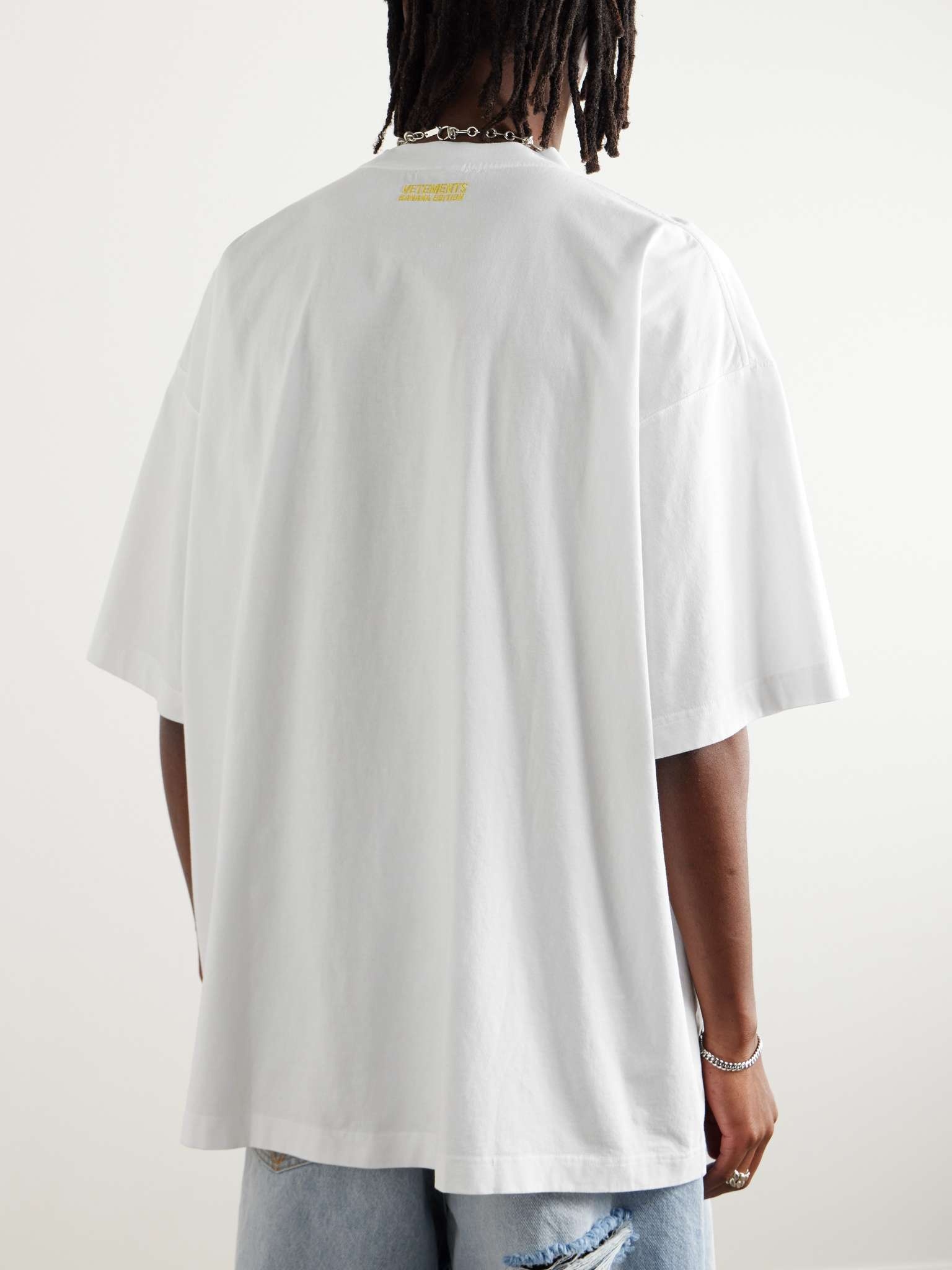 Printed Cotton-Jersey T-Shirt - 4