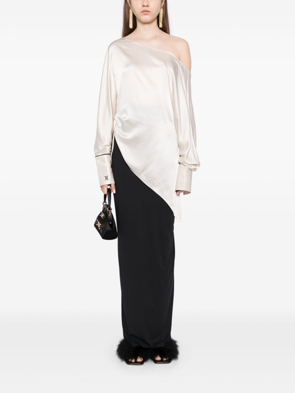 ruched jersey skirt - 2