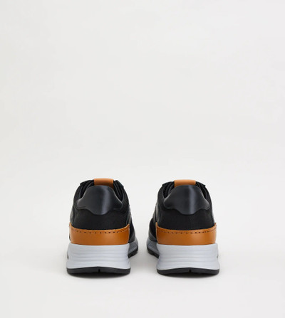 Tod's SNEAKERS IN LEATHER - BLACK outlook
