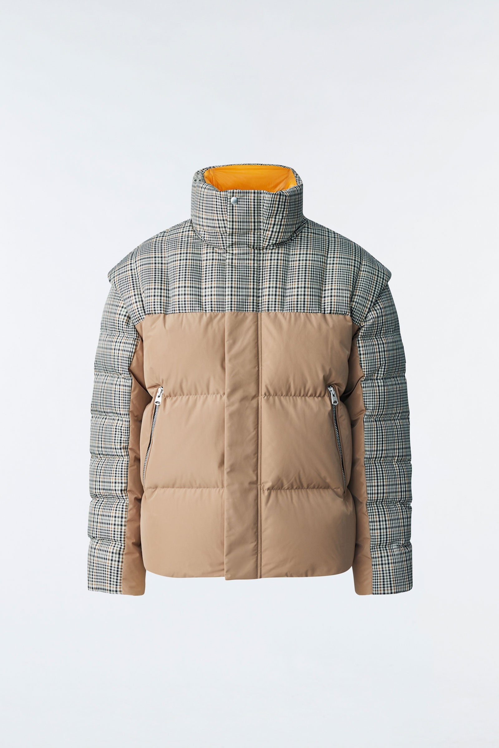 FREDERIC 2-in-1 duvet down plaid jacket for men - 1