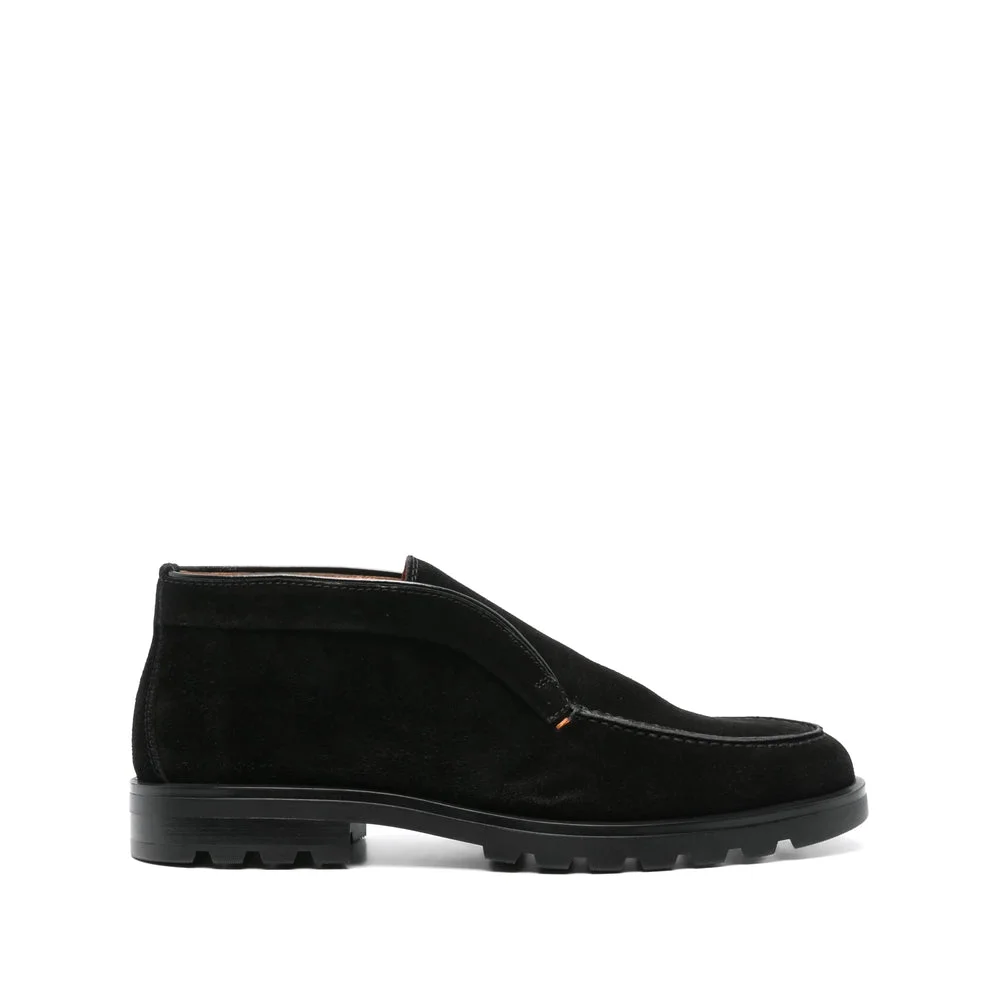Santoni Black Boots Men - 1